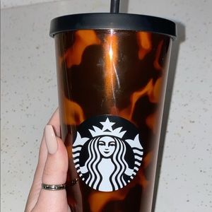 tortoise shell starbucks tumbler